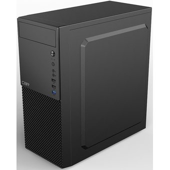  Корпус CBR PCC-ATX-E188-WPSU ATX Miditower E188, без БП, 1*USB 3.0, 2*USB 2.0, HD Audio+Mic, Black 