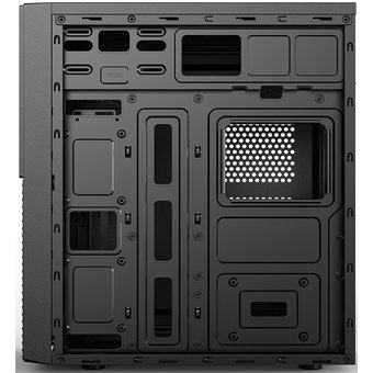  Корпус CBR PCC-ATX-E188-WPSU ATX Miditower E188, без БП, 1*USB 3.0, 2*USB 2.0, HD Audio+Mic, Black 