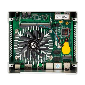  Неттоп Hiper NUG NUGi31115G4, i3-1115G4, 2* DDR4 SODIMM, UHD-графика Intel (DP + HDMI), 6*USB3.0, 2*LAN, 1*2.5HDD 