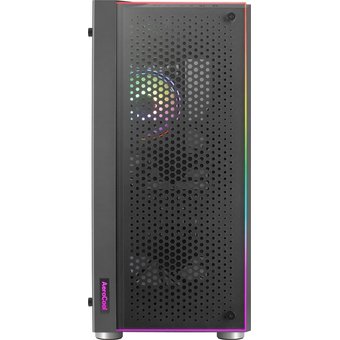  Корпус Aerocool Skribble SKRIBBLE-G-BK-V1 черный без БП ATX 2x120mm 2xUSB3.0 audio bott PSU 