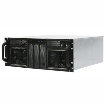  Серверный корпус Procase RE411-D5H10-FE-65 4U server case,5x5.25+10HDD,черный,без блока питания,глубина 650мм,MB EATX 12"x13" 