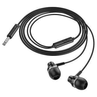  Наушники Borofone BM74 Singer universal earphones with microphone, black 