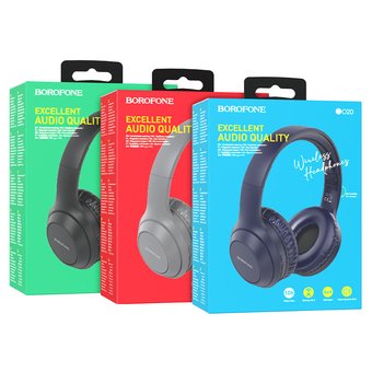 Наушники bluetooth Borofone BO20 Player BT headphones, grey 