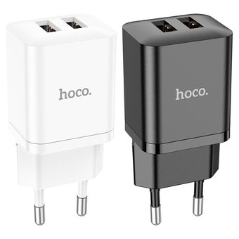  СЗУ HOCO N25 Maker dual port charger, white 