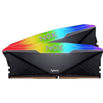  ОЗУ Apacer AH4U16G32C28YNBAA-2 DDR4 DIMM 16GB Kit 2x8Gb PC4-25600, 3200MHz, CL16, NOX RGB Series 