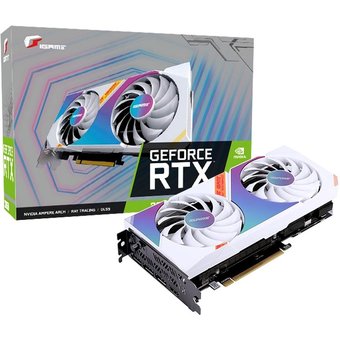  Видеокарта Colorful RTX3050 Ultra W DUO OC 8GB-V (RTX 3050 Ultra W DUO OC 8G-V) GDDR6 128bit HDMI 3xDP LHR RTL 