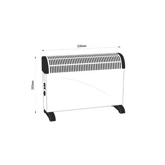  Конвекторный обогреваетль Blackton Bt CNH1111 White 