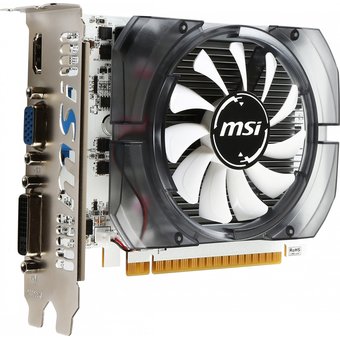  Видеокарта MSI nVidia GeForce GT 730 (N730-2GD3V3) PCI-E 2048Mb 64 GDDR3 902/1600 DVIx1 HDMIx1 CRTx1 HDCP Ret 