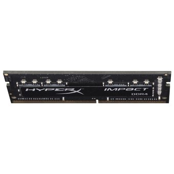  ОЗУ Kingston HyperX Impact Black HX424S14IB/4 SO-DIMM 4GB DDR4-2400 PC4-19200, CL14 (14-14-14-29), 1.2V, Dual Rank, retail 