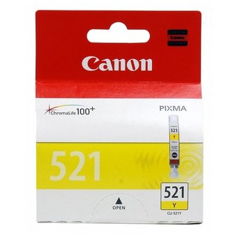  Картридж Canon CLI-521Y Yellow для Pixma iP3600/iP4600/MP540 (2936B004) 