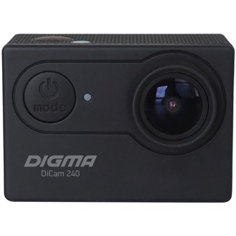  Экшн-камера Digma DiCam 240 черный 