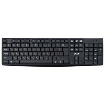  Клавиатура Acer OKW121 черный USB (ZL.KBDEE.00B) 