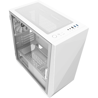  Корпус Zalman Z1 Iceberg white (Z1 Iceberg white) MiniTower (mATX, window, FRONT 2x120mm, REAR 1x120mm, без БП) 