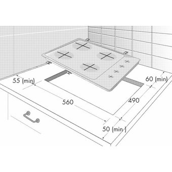  Варочная поверхность Beko HIZG64125B черный 