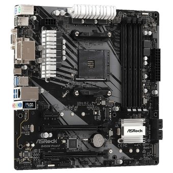  Материнская плата Asrock B450M PRO4-F 