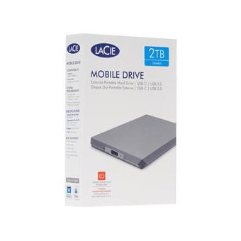  Внешний HDD 2Tb LaCie Mobile Drive Space Grey (STHG2000402) 