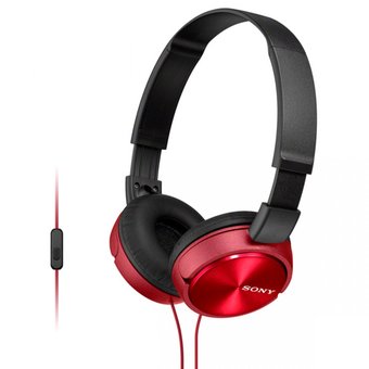  Наушники Sony MDR-ZX310AP красный (MDRZX310APR.CE7) 