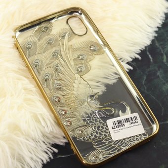  Чехол Жар-Птица для iPhone XR золото 