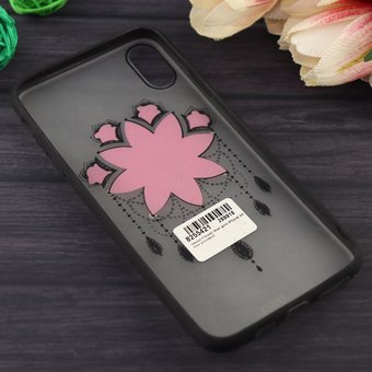  Чехол Flower Star для iPhone XS Max розовый 