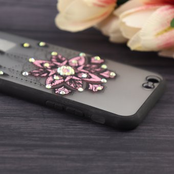  Чехол Flower Star для iPhone 6/6S розовый 