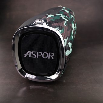  УЦ Портативная колонка Aspor A6 камуфляж (ПУ) 