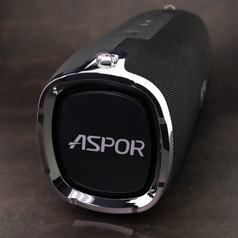  УЦ Портативная колонка Aspor A6 черный (ПУ) 