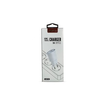  УЦ СЗУ Aspor А818 1USB (1A/IQ) Белый (ПУ) 