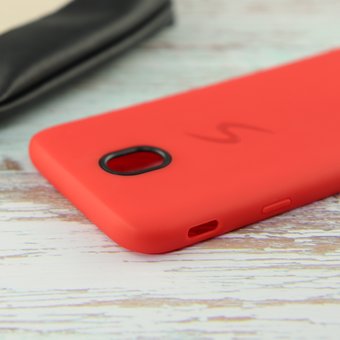  Чехол Silicone case для Samsung J530 красный 