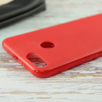  Силиконовая накладка Cherry для Xiaomi Mi-5X/Mi-A1 красный 