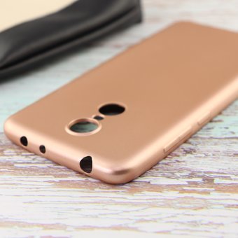  Чехол-накладка J-Case Thin 0,5 mm Xiaomi для Redmi 5 розовое золото 
