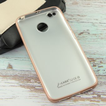 Чехол-накладка J-Case Thin 0,5 mm Xiaomi для Redmi 4x розовое золото 