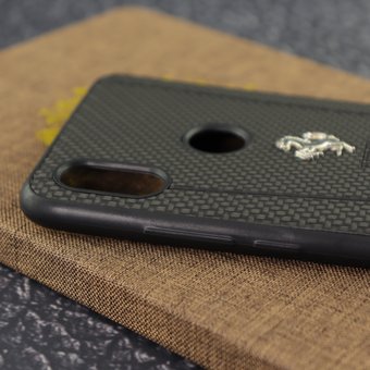  Накладка силикон Ferrari xiaomi S2 чёрный 