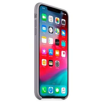  УЦ Чехол Silicone Case для iPhone XS Max (Серый) (23) (ПУ) 