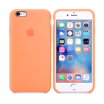  УЦ Чехол Silicone Case для iPhone 6Plus (Абрикос) (2) (ПУ) 