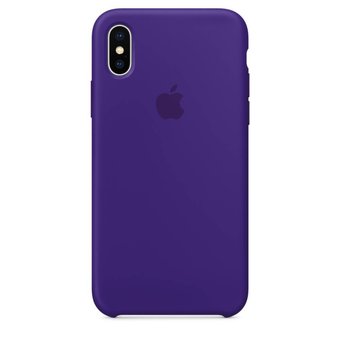  УЦ Чехол Silicone Case для iPhone XS Max (Фиолетовый)(36) (ПУ) 