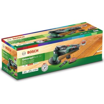  Многофункциональный инструмент Bosch UniversalMulti 12 зеленый/черный 