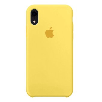  УЦ Чехол Silicone Case для iPhone XR (Жёлтый)(4) (ПУ) 