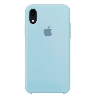 УЦ Чехол Silicone Case для iPhone XR (Голубой) (16) (ПУ) 