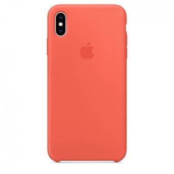  УЦ Чехол Silicone Case для iPhone XS Max (Оранжевый)(13) (ПУ) 