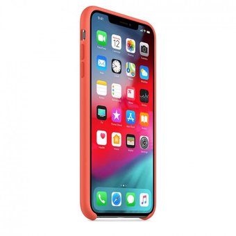  УЦ Чехол Silicone Case для iPhone XS Max (Оранжевый)(13) (ПУ) 