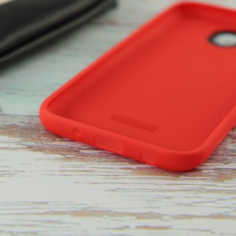  УЦ Чехол Silicone case для Samsung J530 красный(14) (ПУ) 