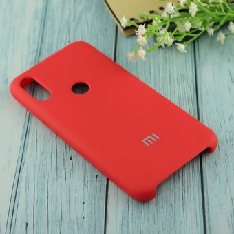  УЦ Чехол Silicone case для Xiaomi Mi Play Красный(14) (ПУ) 