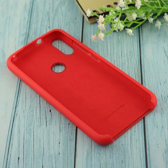  УЦ Чехол Silicone case для Xiaomi Mi Play Красный(14) (ПУ) 