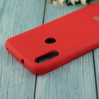  УЦ Чехол Silicone case для Xiaomi Mi Play Красный(14) (ПУ) 