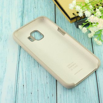  Чехол Silicone case для Samsung J260F/J2 Core 2018 серый(23) 