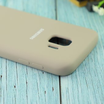  Чехол Silicone case для Samsung J260F/J2 Core 2018 серый(23) 