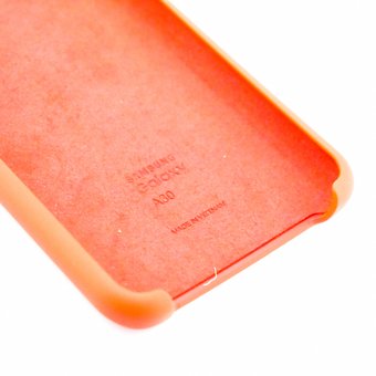  УЦ Чехол Silicone case для Samsung A20/A30 2019 красный(14) (ПУ) 