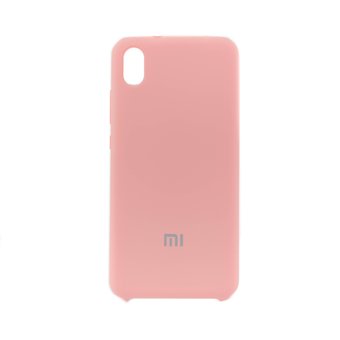  УЦ Чехол Silicone case для Xiaomi  Redmi 7A розовый(12) (ПУ) 