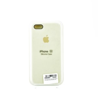  УЦ Чехол Silicone Case для iPhone 5/5s (Античный Белый) (10) (ПУ) 