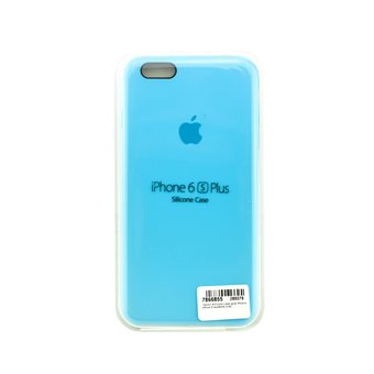  УЦ Чехол Silicone Case для iPhone 6Plus (Голубой) (16) (ПУ) 